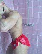 François Sagat in the shower