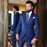 Crisp Blue Suit