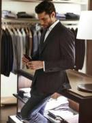 In the suit shop