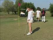 Four guys wanted a golf lesson. They all got a hole in one