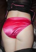 My MILF in satin panties.