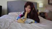 D. Va cosplay bj