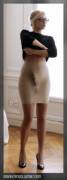 Blondy can't wait to get undressed
