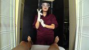 Surgeon Raquel Gives A Latex Handjob