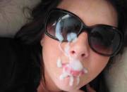 All over her lips
