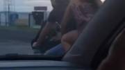 Flashing on a motorcycle