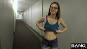 Flashing in the hallway