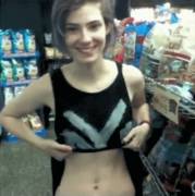 Flashing in the Gas Station