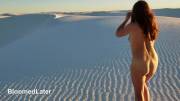 An early evening stroll [f]rom White Sands National Monument in New Mexico 