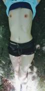 A nice rock [f]or exhibitionism
