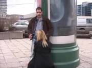 Blowjob Outside The Subway Station[Gif]