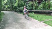 Cycling and masturbating