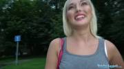 Blonde Flashing For Money