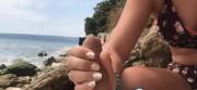 Blonde Fucking in Public at the Beach
