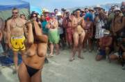 Having fun at Burning Man