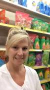 Selfie GIF in the supermarket
