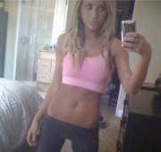 Pink Sports Bra