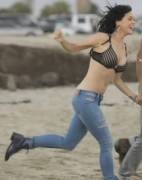 Katy Perry on the Beach