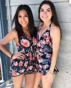 Flowery sundresses