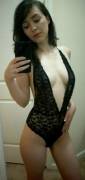 laced bodysuit