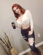 Redhead Ripped Jeans