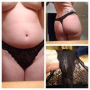 [Selling][Gusset peek] VS Black thong