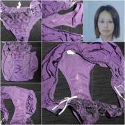 Purple Asian panties