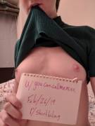 My long awaited veri[F]ication, totally should have done this earlier but such is life!
