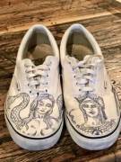 Drew on my Vans