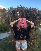 Pink hair