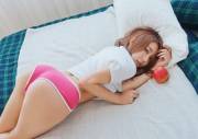 Apple on Bed