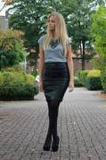 Leather Skirt