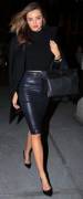 Miranda Kerr in a pencil skirt