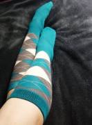 Aqua Argyle