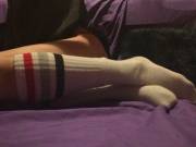 I hope you guys like these knee socks!