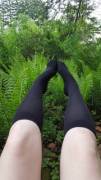 Black Knee Highs