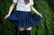 pleated skirts