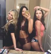 Bikini mirror girls