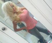 Blonde bimbo