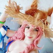 My IG being gone for now, I'll focus more on spoiling you on Reddit! Summer Tamamo-chan Stage 3 GIF for everyone! ~ by Mikomi Hokina ♥