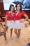 Darcie Dolce and Tara Morgan at the AVN AEE 2016