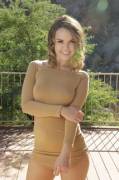 Dillion Harper in a tight mini