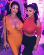 Angela White and Lusty Liz at the AVN House Party