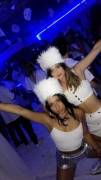 In the club