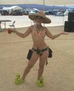 Burning Man babe