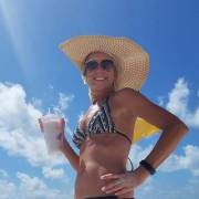 bikini and a cold drink