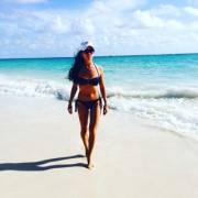 On the beach