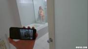 PervsOnPatrol - Nikki Peach Stepsister Shower Peepshow