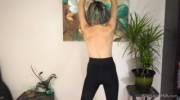 Topless Yoga [age: 21] [Gif]