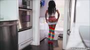 Brittney White colorful socks